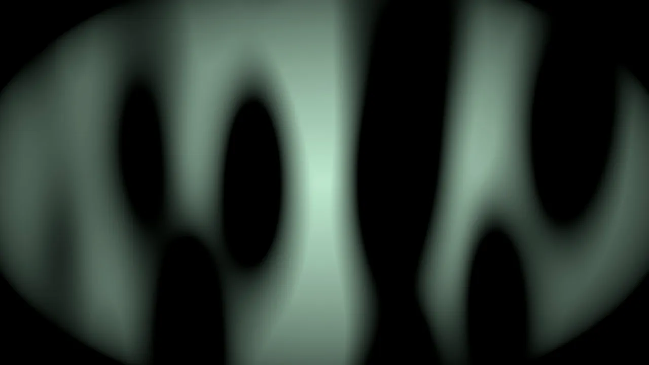 Abstract green light refracted through textured glass